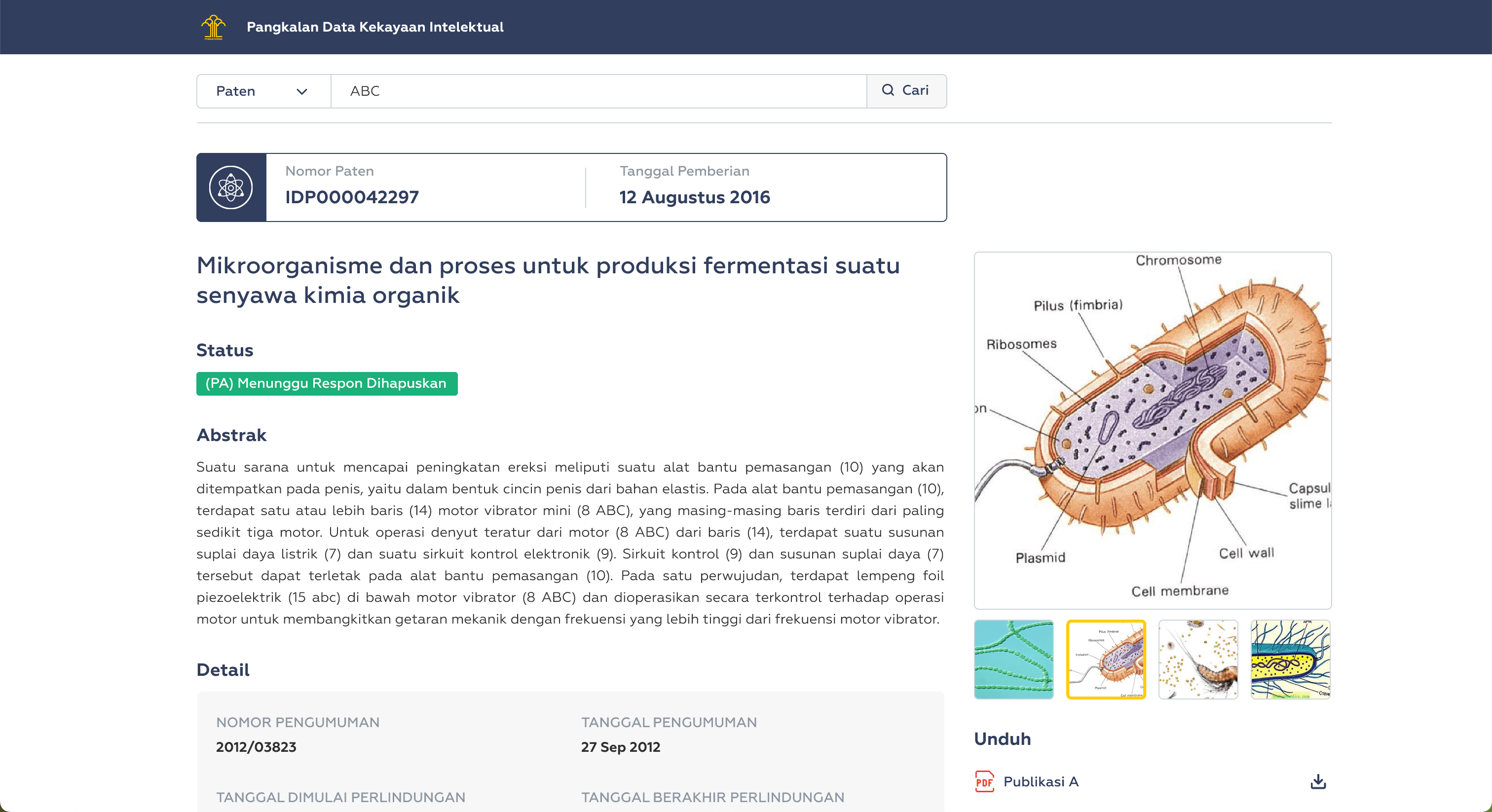 PDKI Indonesia - Indonesian Copyright Search Engine preview 3
